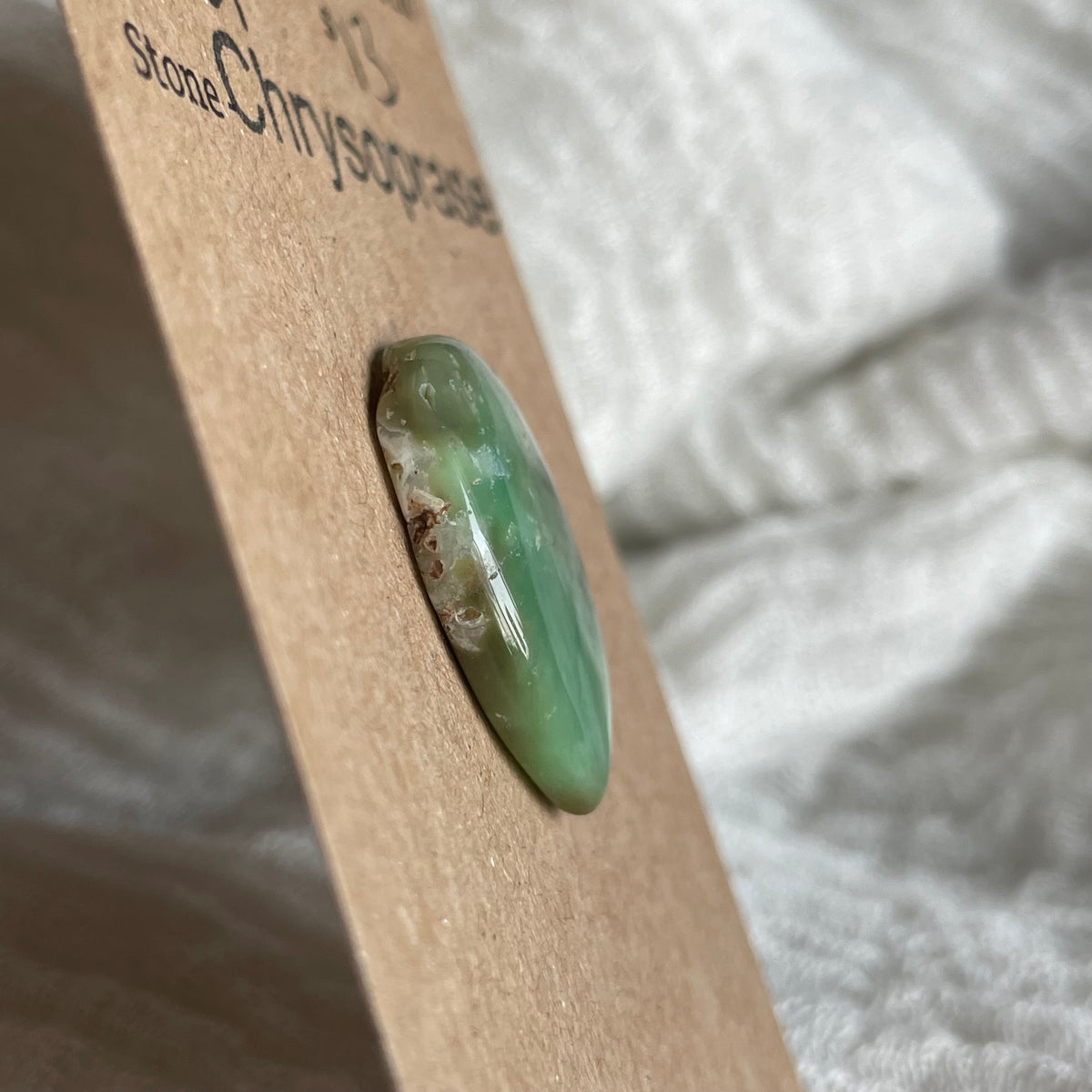 Chrysoprase Cabochon - Ch01 DF1C9ADB-6AB4-44CB-9CD2-F20B3DEAD17B Brandedandwild.com