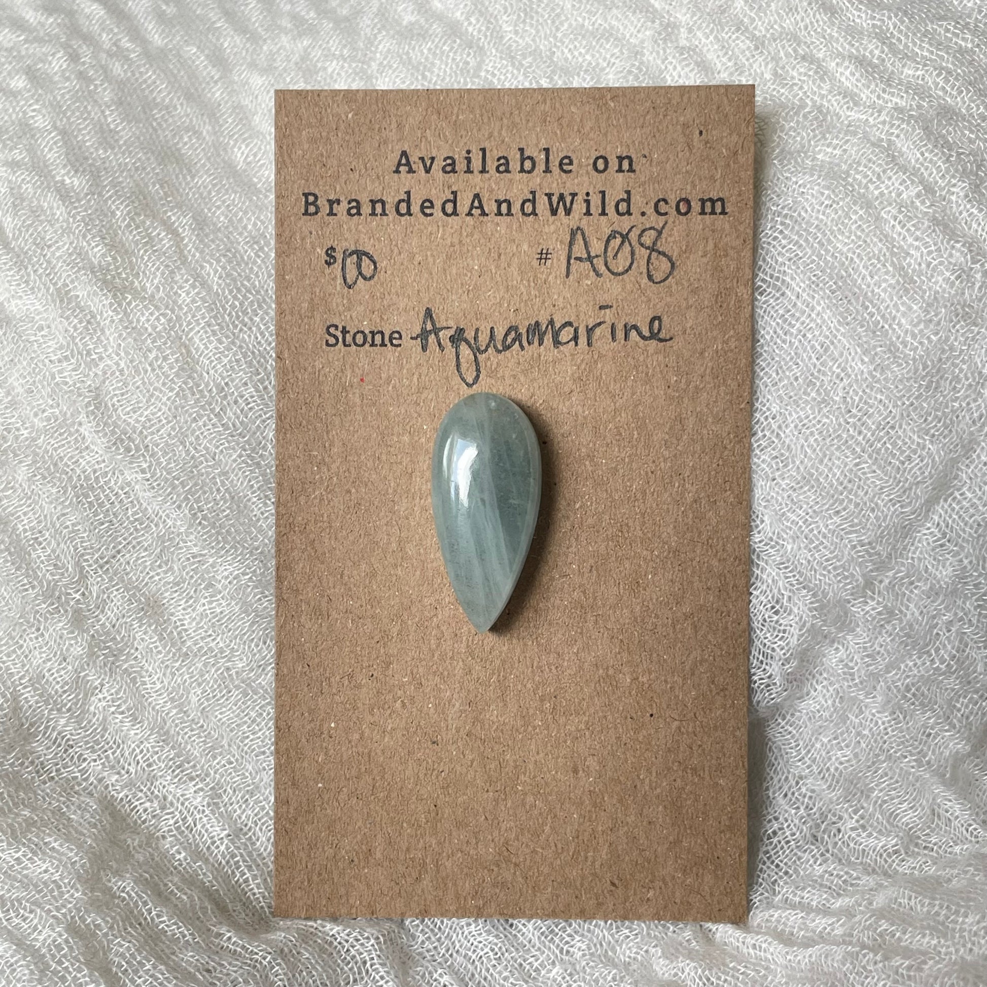 Aquamarine Cabochon AQ8 DF25E378-AD72-4B97-A84A-1670C32D5063 Brandedandwild.com