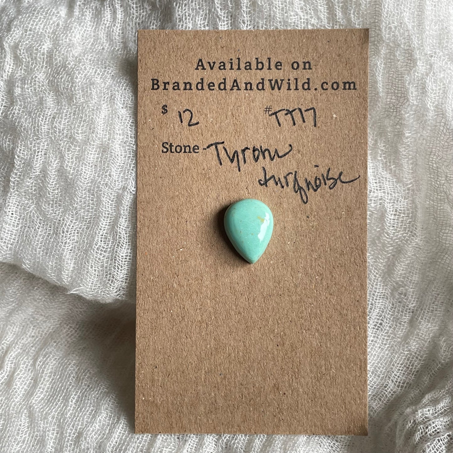 Tyrone Turquoise Cabochon - TT17 DF641124-252C-4198-ABB1-0C7A39AD04FD Brandedandwild.com