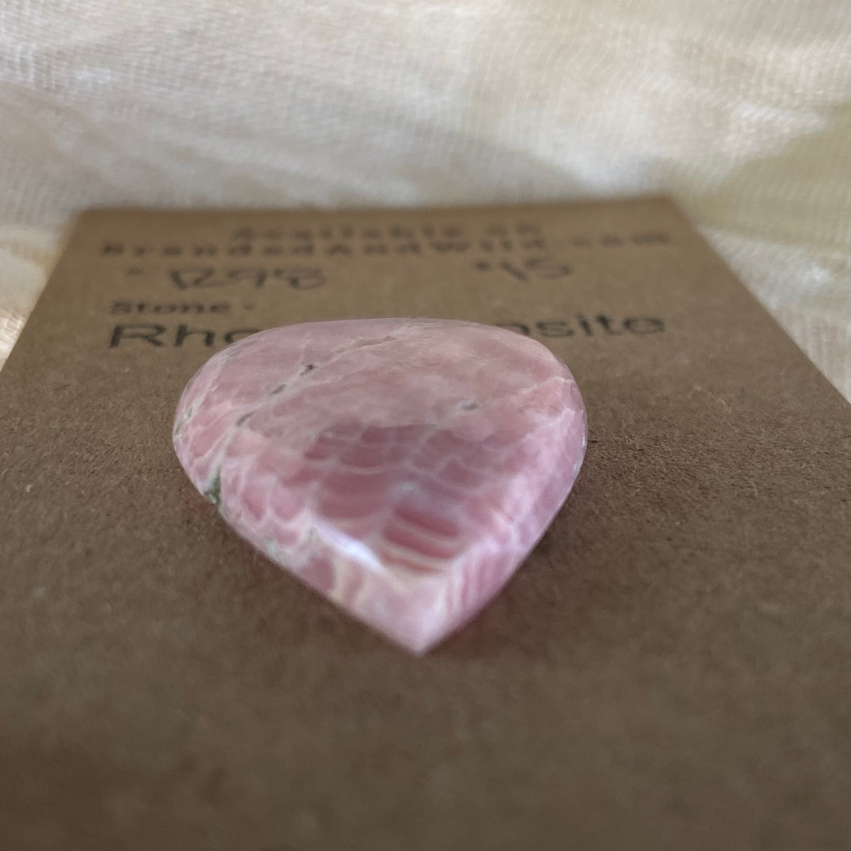 Rhodochrosite Cabochon - R98 DF8D3219-CF68-43F6-97C5-718107EAC7FB Brandedandwild.com