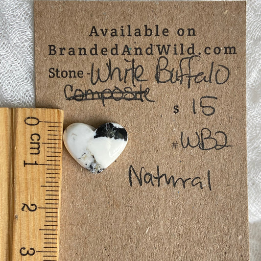 White Buffalo Cabochon - WB2
