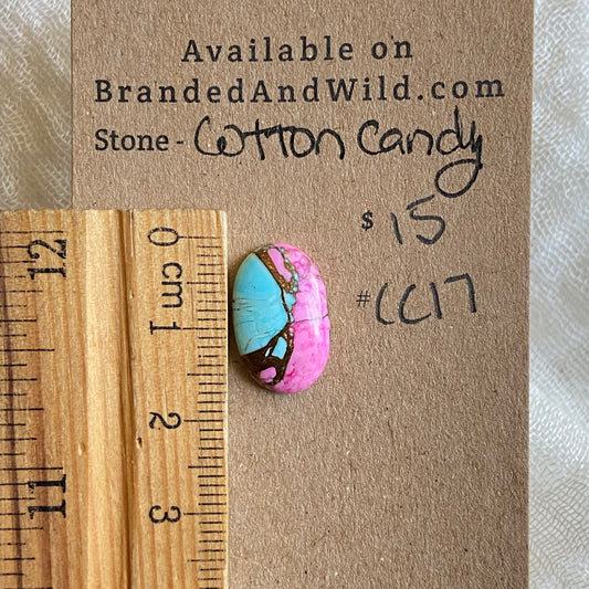 Cotton Candy Cabochon - CC17 DF9D27D2-762B-43E2-8677-8570980C52A1 Brandedandwild.com