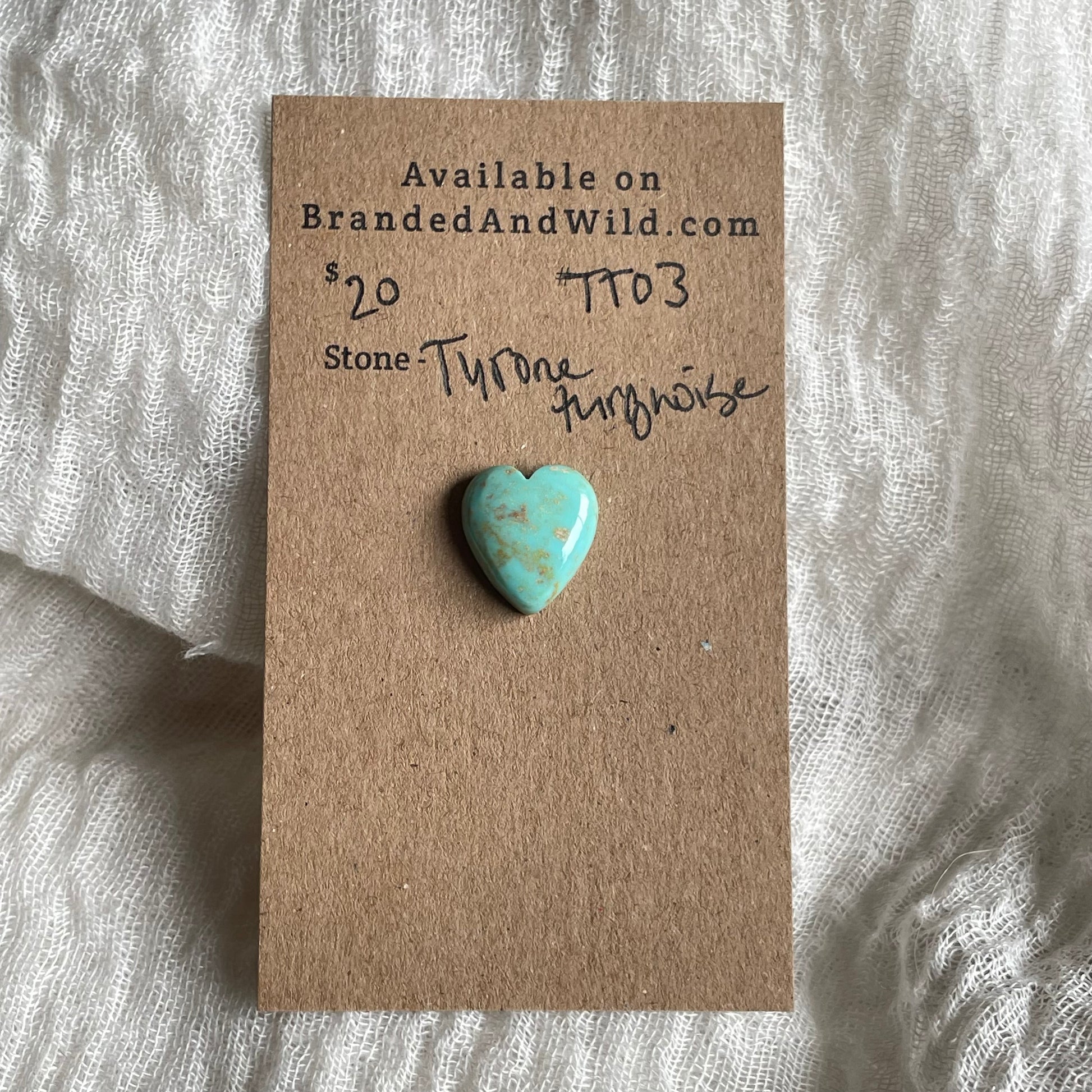 Tyrone Turquoise Cabochon - TT03 DFB1AB4F-5EF5-40FB-816F-EC06647BF4F3 Brandedandwild.com