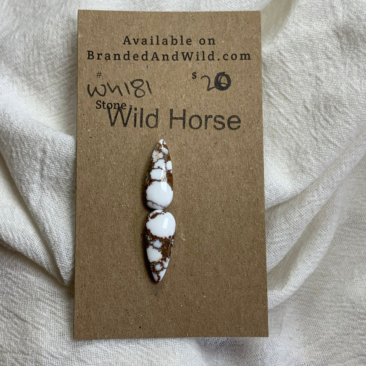 Wild Horse Cabochon - WH181 DFC0220F-49F3-4402-B105-3C573C4342AB Brandedandwild.com