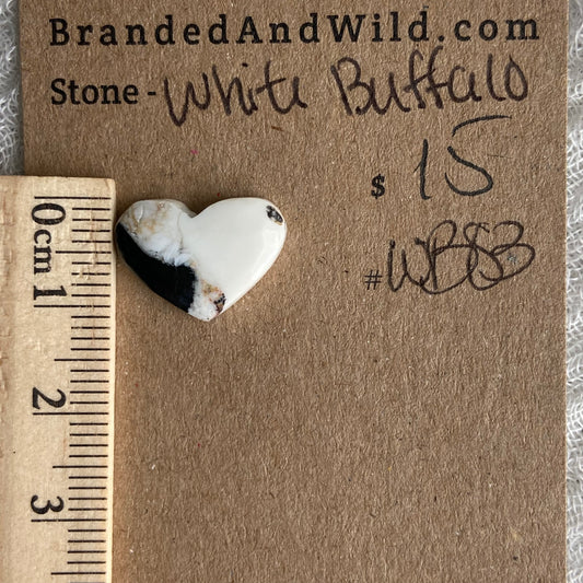White Buffalo Cabochon - WB83