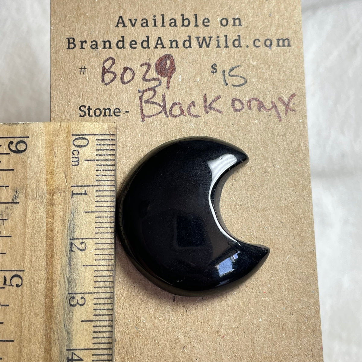 Black Onyx - Cabochon - B039 E0030510-A795-43CB-B3EA-7480862CCD1B Brandedandwild.com
