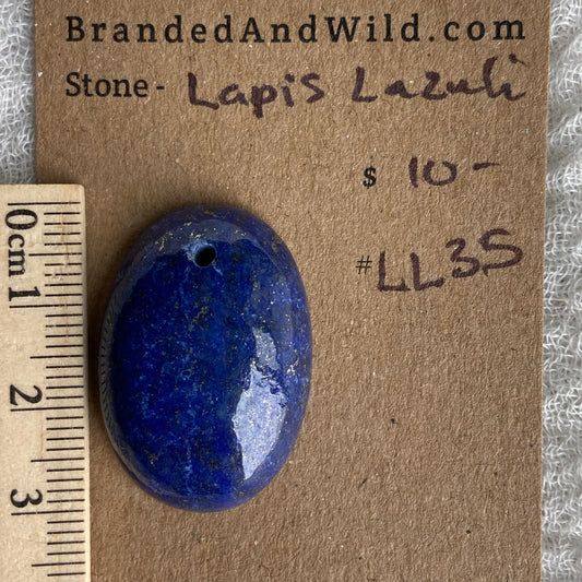 Lapis Lazuli Cabochon -Drilled- LL35