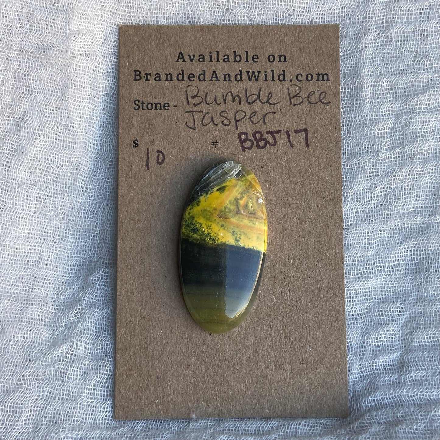 Bumblebee Jasper Cabochon - BBJ17