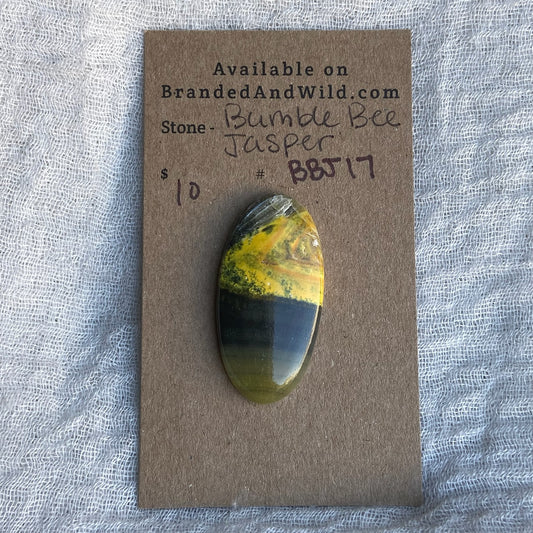 Bumblebee Jasper Cabochon - BBJ17