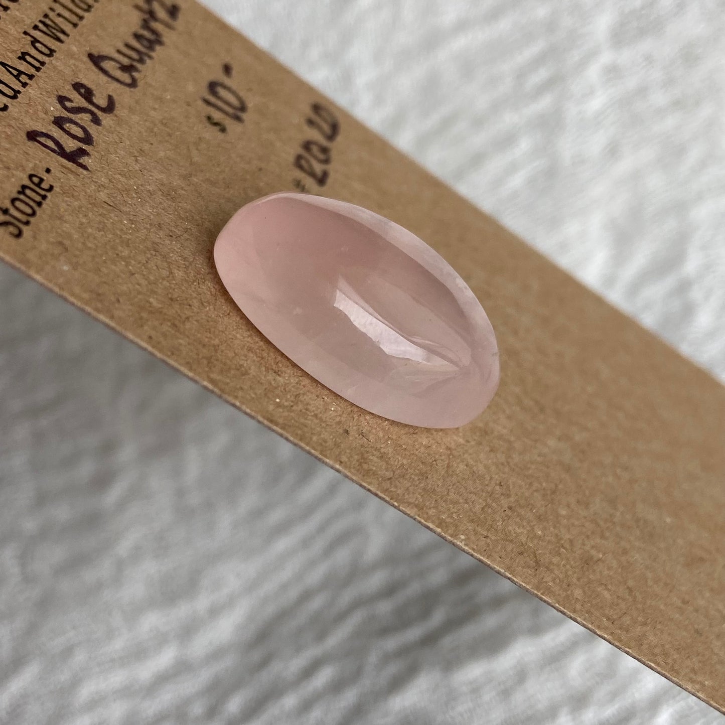 Rose Quartz Cabochon - RQ20