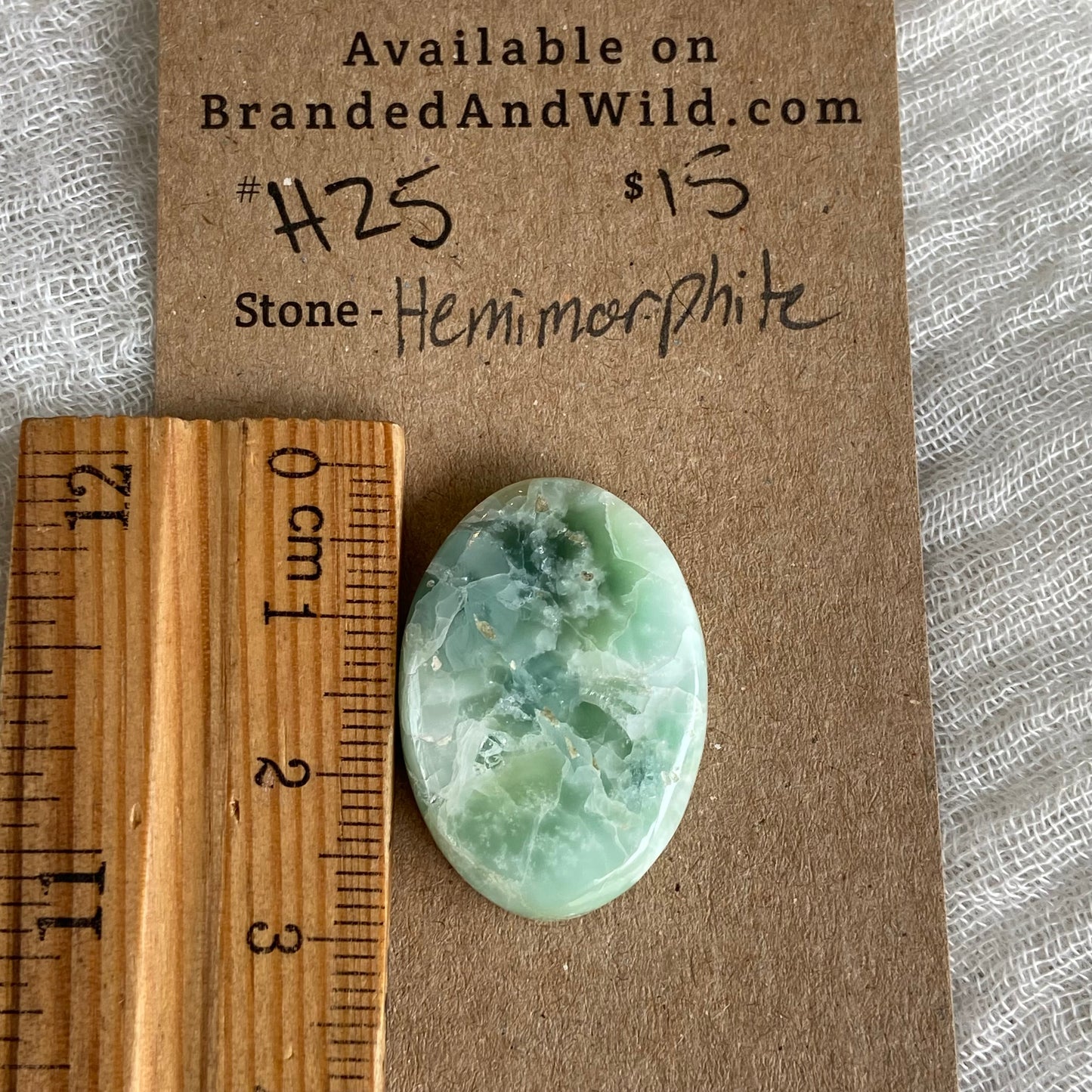 Hemimorite Cabochon - H25