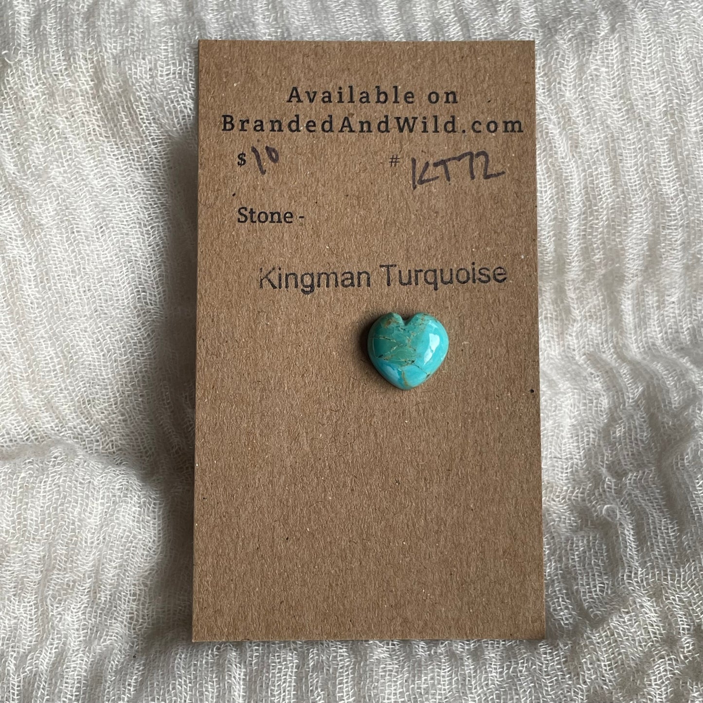 Kingman Turquoise Cabochon - KT72 E0708B4C-C5AE-4330-B778-DBED31EB5A3C Brandedandwild.com