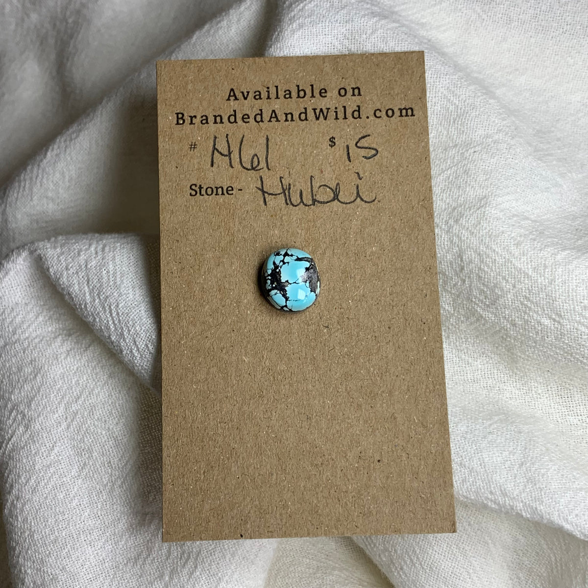 Hubei Turquoise Cabochon - H61 E08CE75C-4C31-4C75-B17C-D6353021F133 Brandedandwild.com