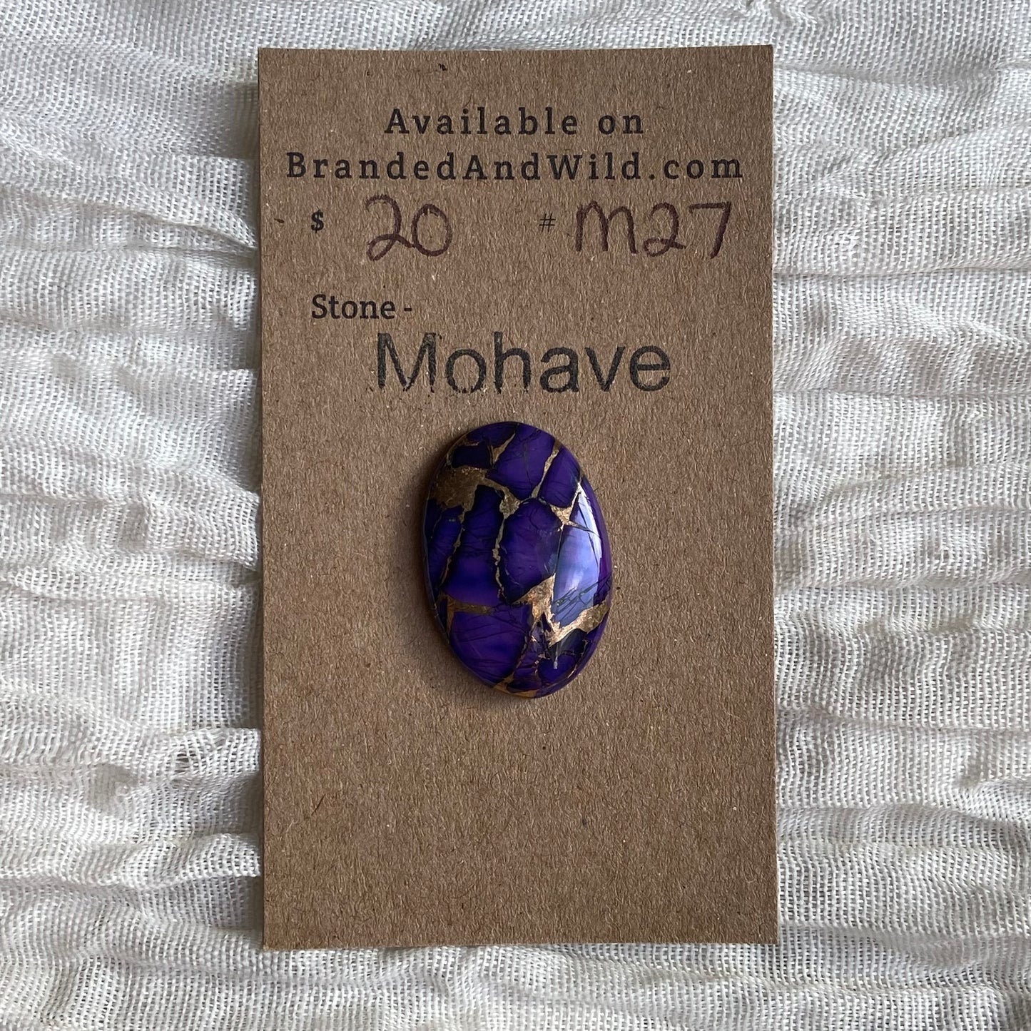 Mohave Cabochon - M27 Cabochon E0972DC0-9E8E-45F8-BBB8-9CE1927BF5FB Brandedandwild.com