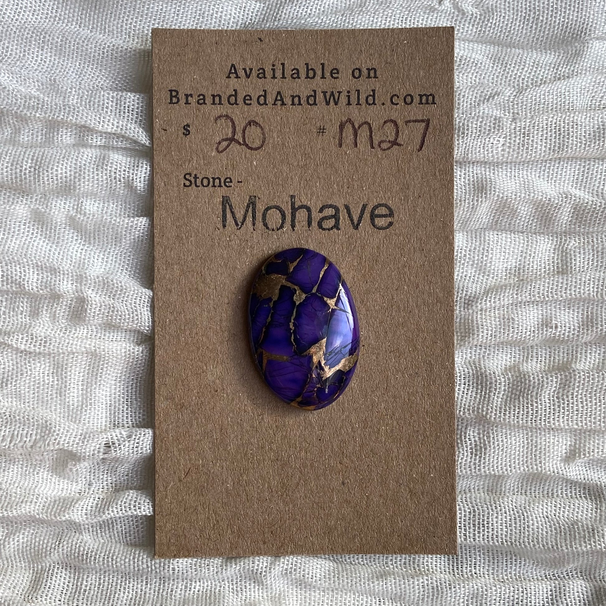 Mohave Cabochon - M27 Cabochon E0972DC0-9E8E-45F8-BBB8-9CE1927BF5FB Brandedandwild.com