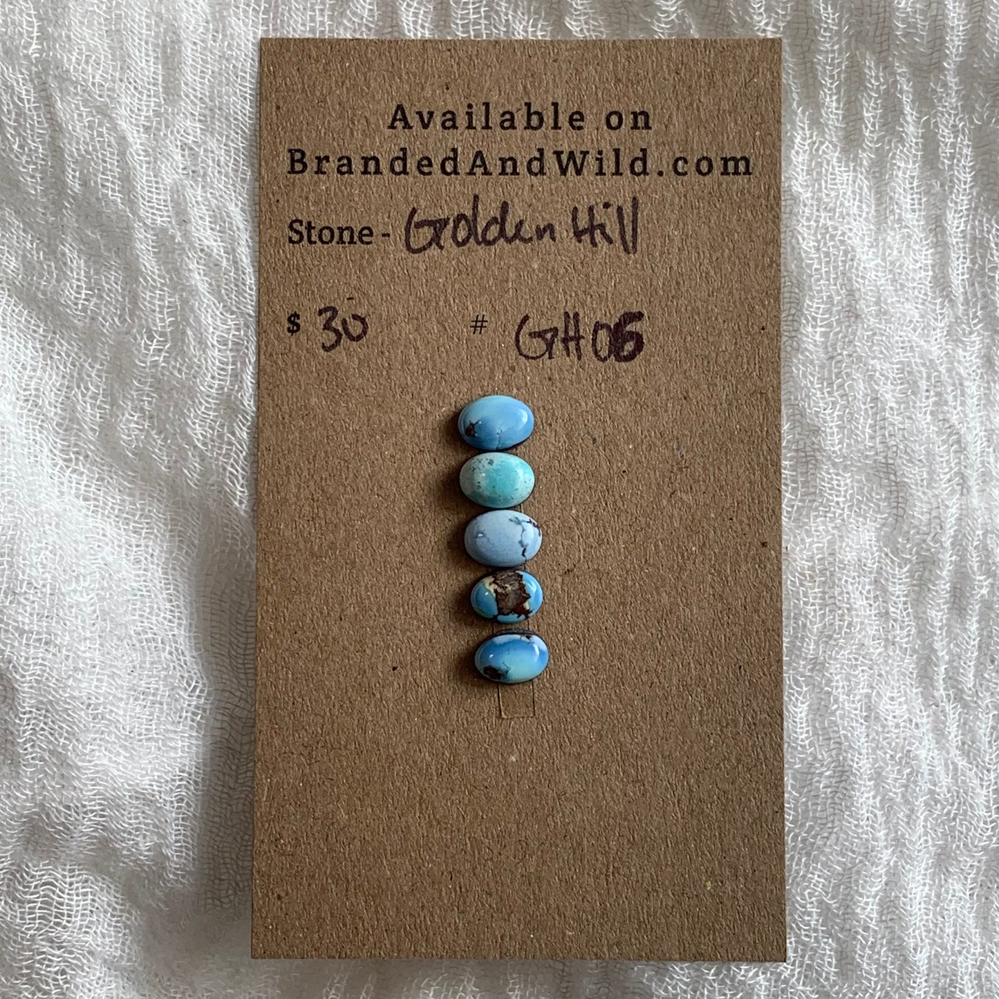 Golden Hill Turquoise Cabochon - GH06