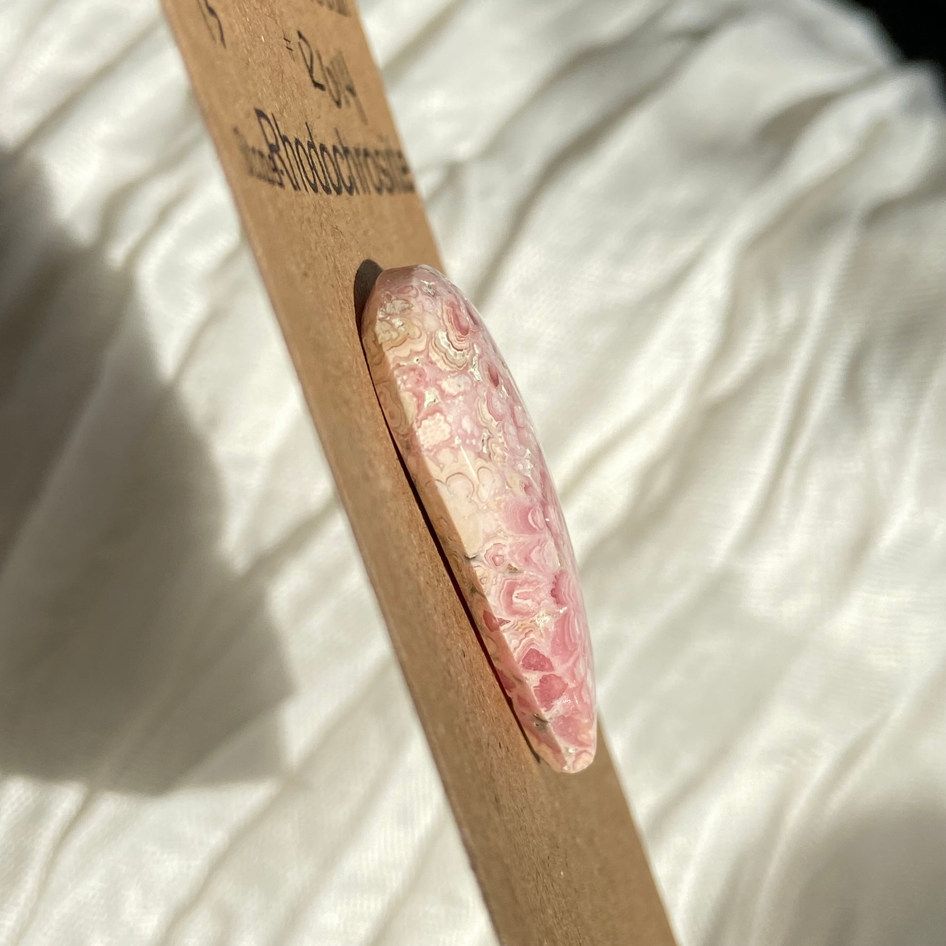 Rhodochrosite Cabochon - R14 E0B40253-9EAE-45A0-816F-3A0018C33521 Brandedandwild.com