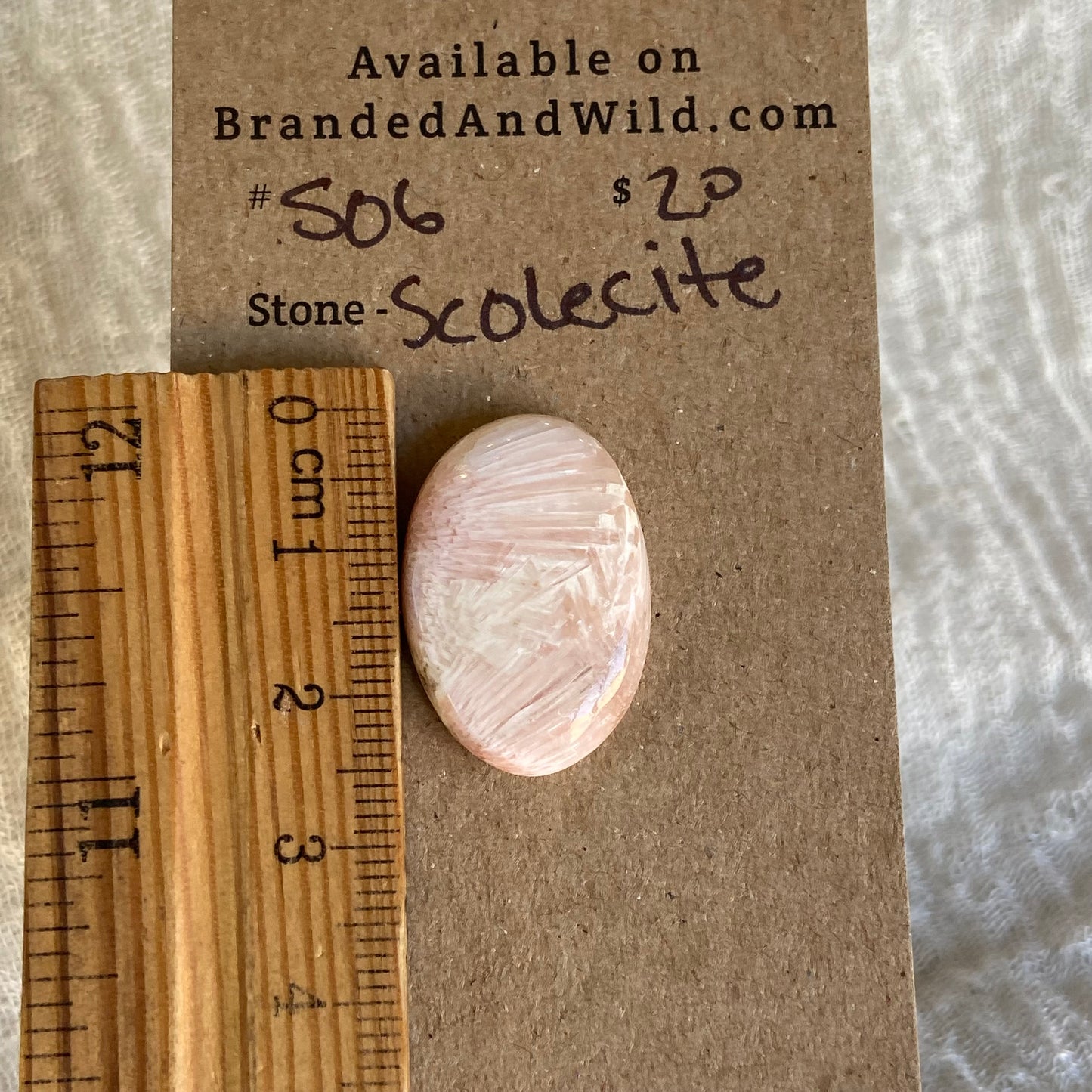 Scolecite Cabochon - S06