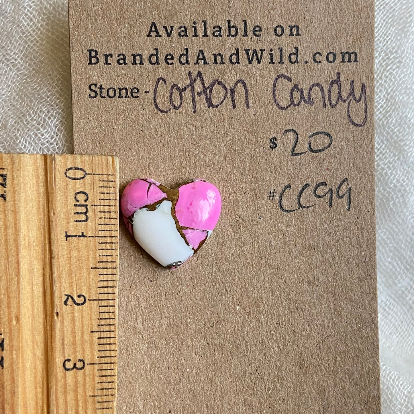 Cotton Candy Cabochon - CC99 E0C58606-6567-45B8-8929-E2F1A56B9BE7 Brandedandwild.com