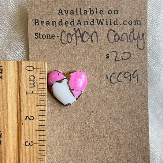 Cotton Candy Cabochon - CC99 E0C58606-6567-45B8-8929-E2F1A56B9BE7 Brandedandwild.com