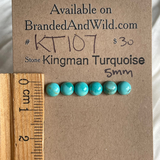 Kingman Turquoise Cabochon - KT107 E0C8A53E-D5D0-4887-8EBE-3AC50AD4FECB Brandedandwild.com