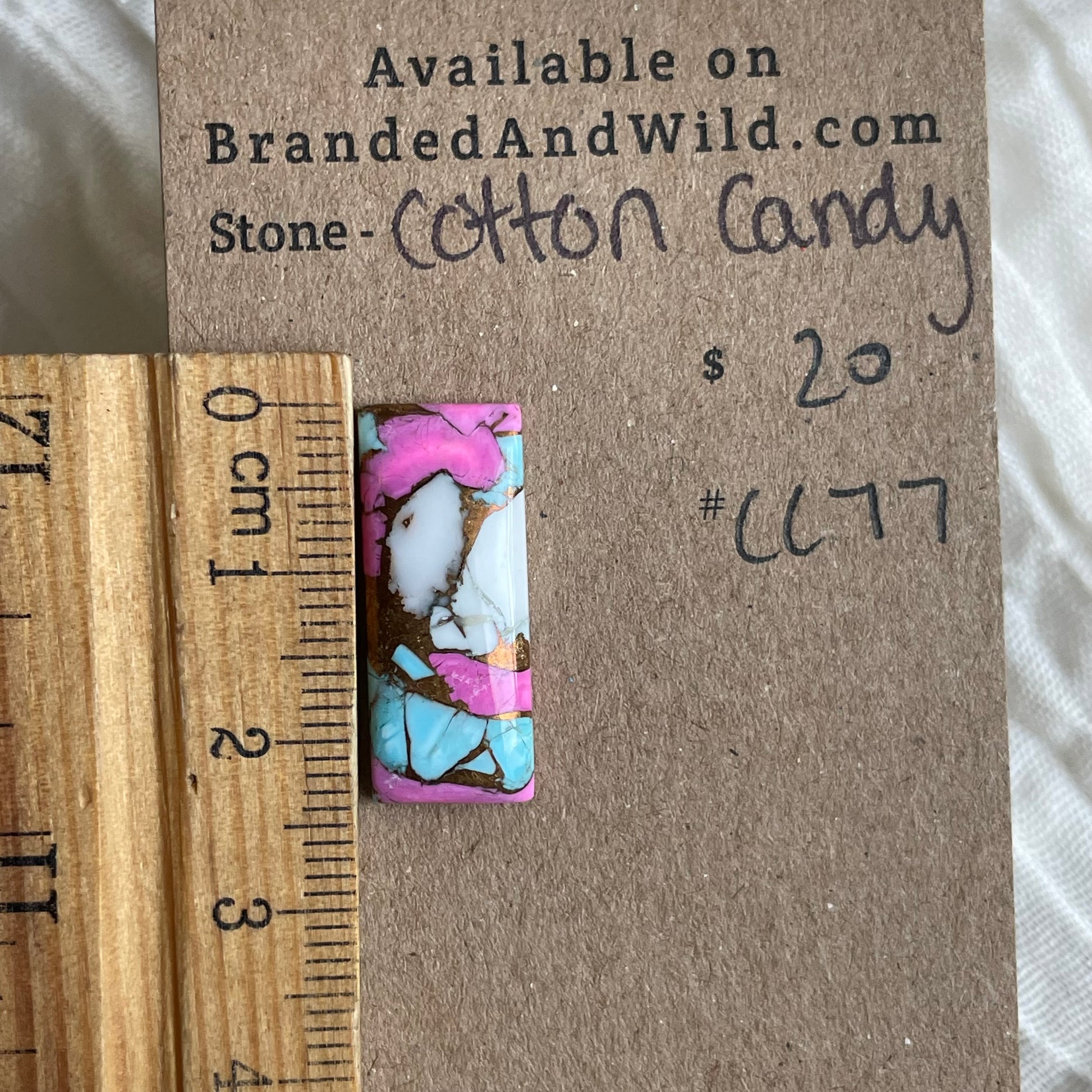 Cotton Candy Cabochon - CC77 E0D872AA-8B59-40E5-BA59-8DCC10D732DF Brandedandwild.com