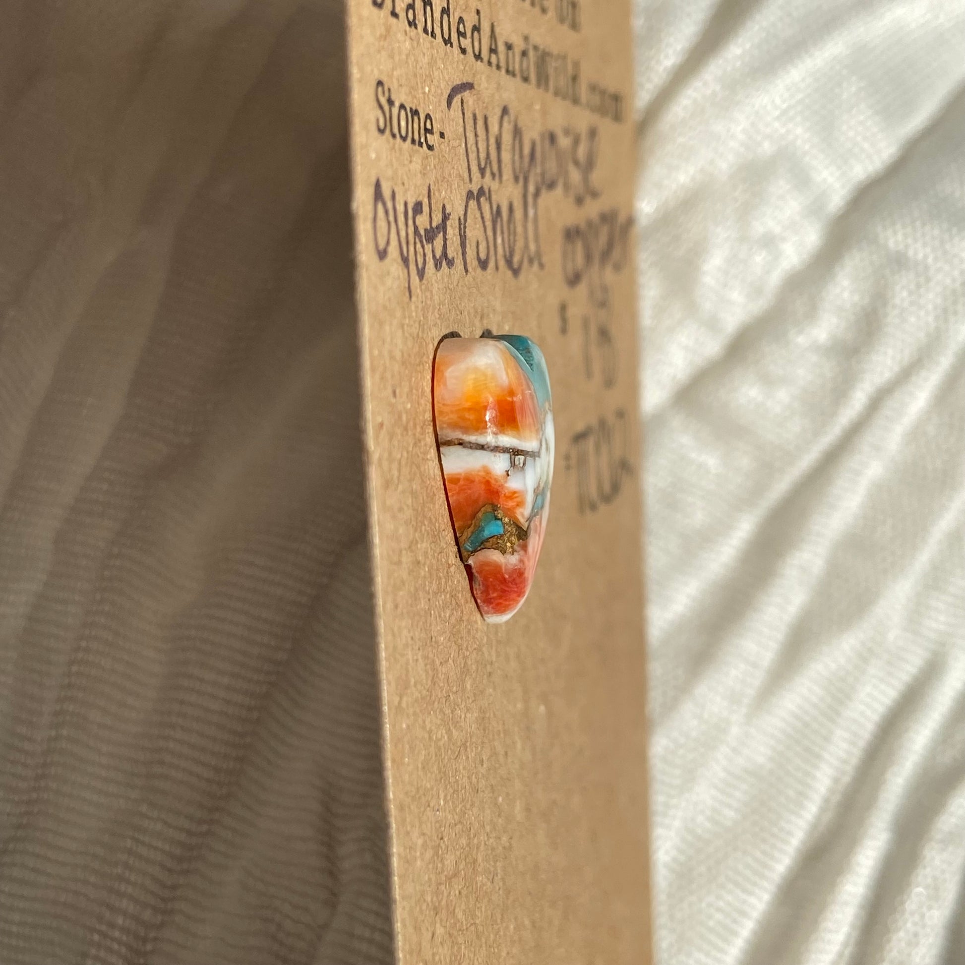 Turquoise, Oystershell, Copper Cabochon - TOC12 E0E0D6F7-222E-4FA0-A363-D65FFE5C76C4 Brandedandwild.com