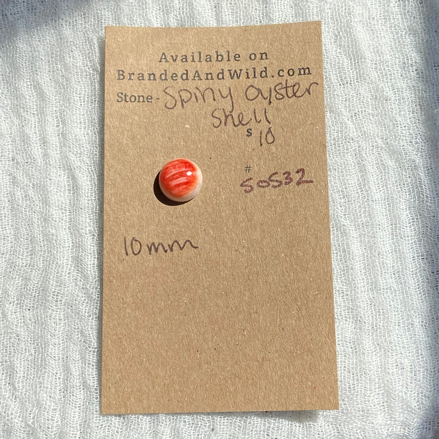 Spiny Oyster Shell Cabochon - SOS32