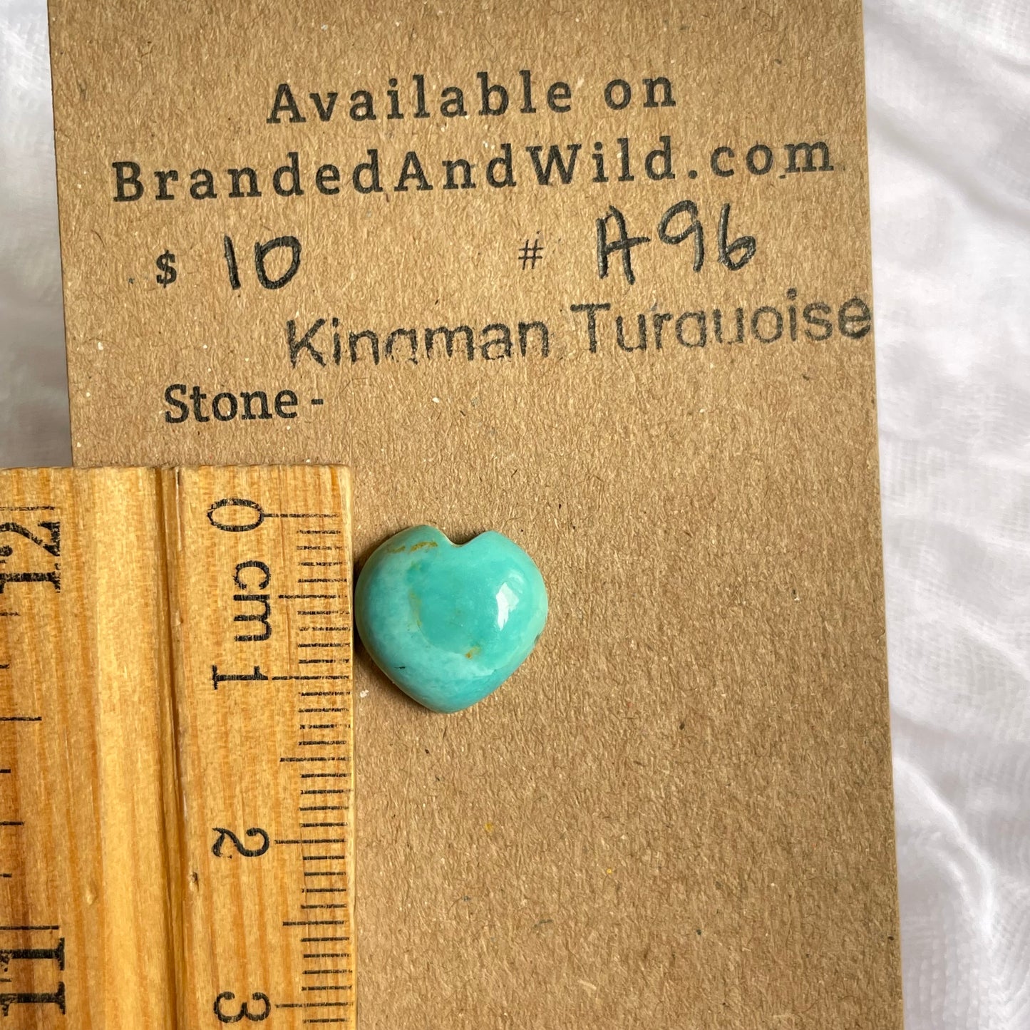 Kingman Turquoise Cabochon - KT96 E0FF3FA6-1FF6-4B5E-86E7-2680D8155DDB Brandedandwild.com