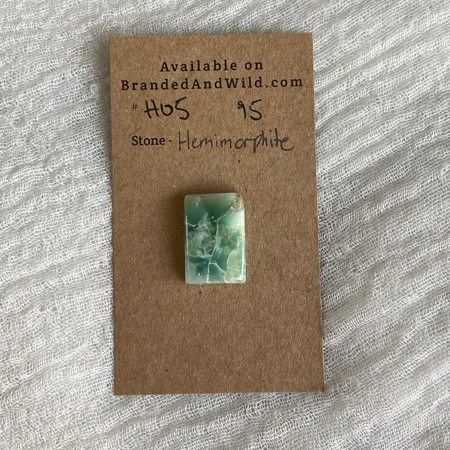 Hemimorite Cabochon - H05
