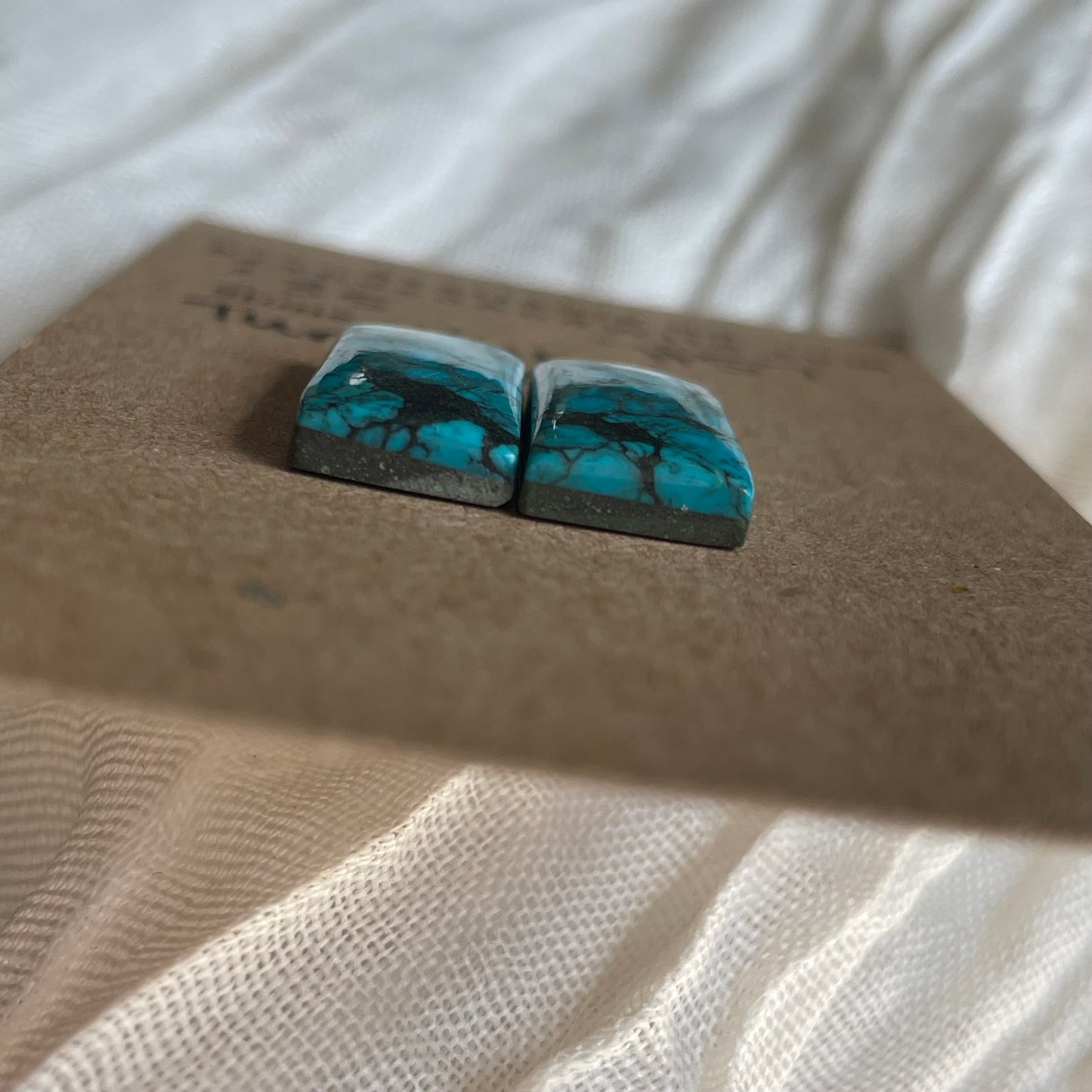 Hubei Turquoise Cabochon - H57 E13823BA-A87F-44BE-8A2D-A4F1053244D9 Brandedandwild.com