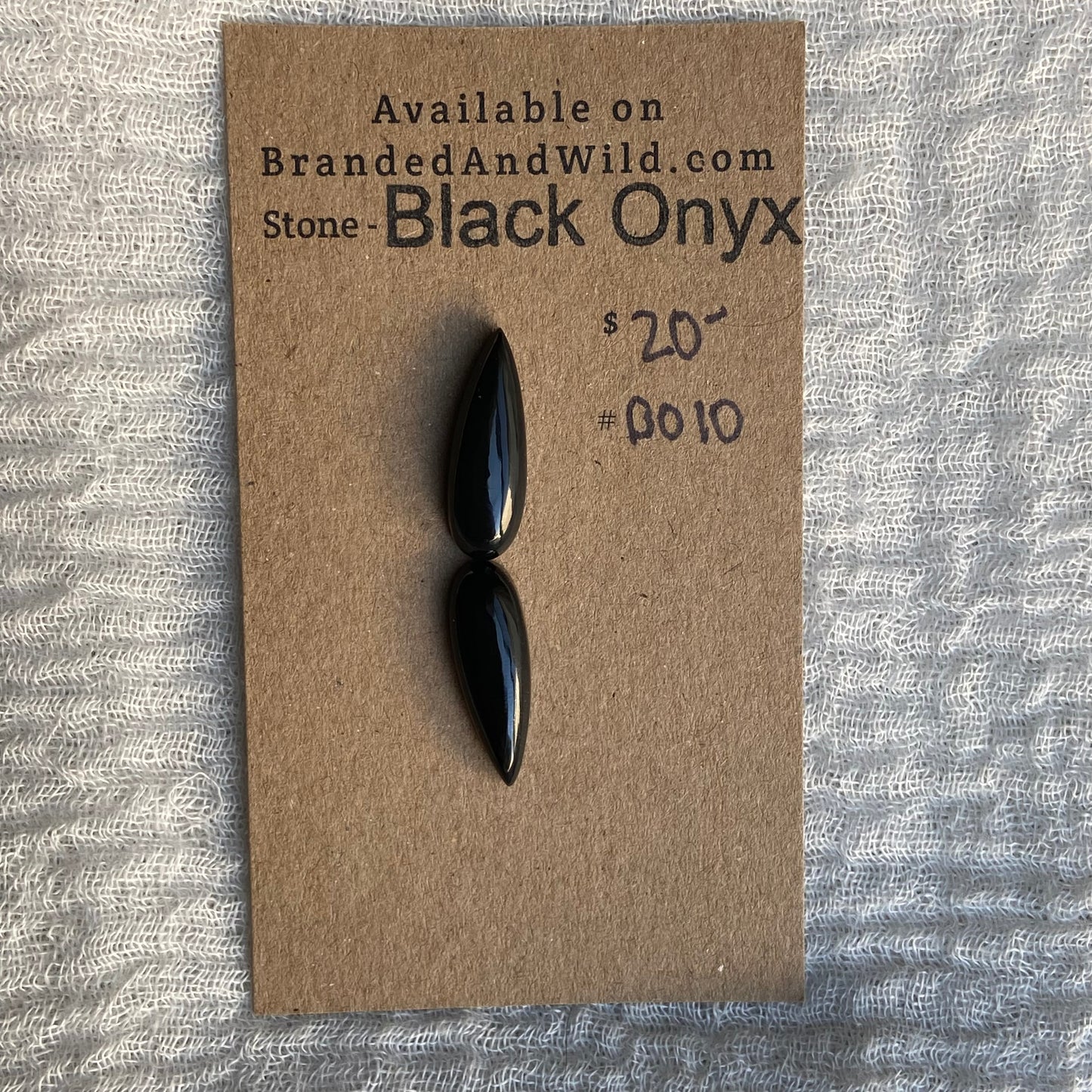 Black Onyx - Cabochon - BO10