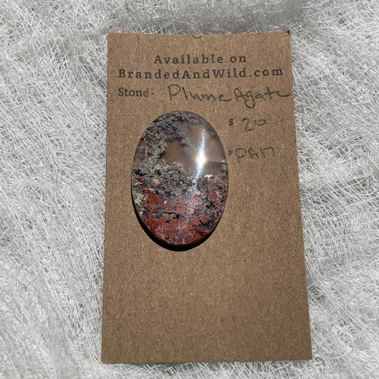 Plume Agate Cabochon - PA17