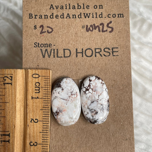 Wild Horse Cabochon - WH25 E14EF487-F59B-4FBA-87BC-66A9BCA74414 Brandedandwild.com