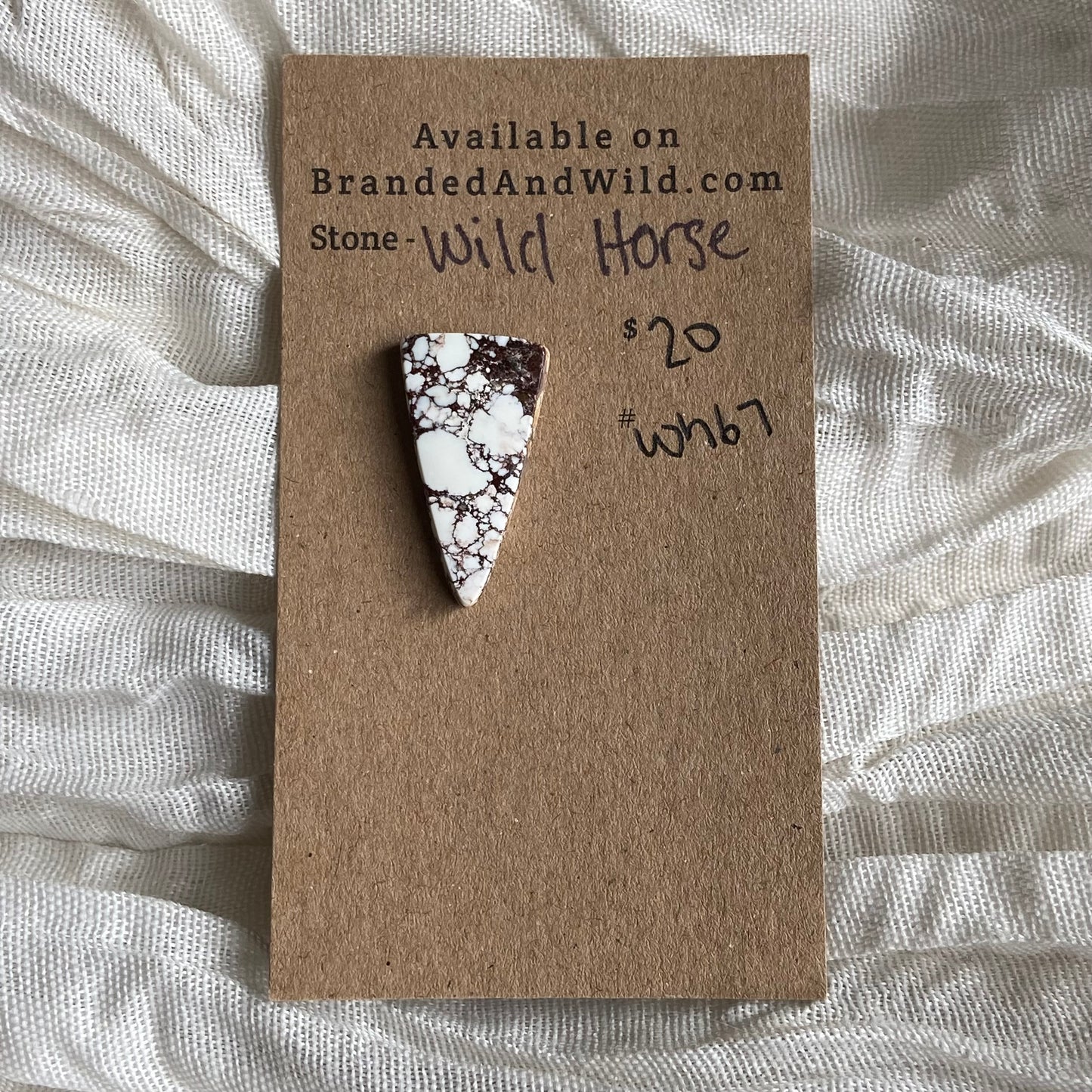 Wild Horse Cabochon - WH67 E1846DF3-A783-4DE5-807C-512A65B0E3EF Brandedandwild.com