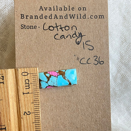 Cotton Candy Cabochon - CC36 E1B37440-DA39-4E00-891A-0316D9F064B0 Brandedandwild.com