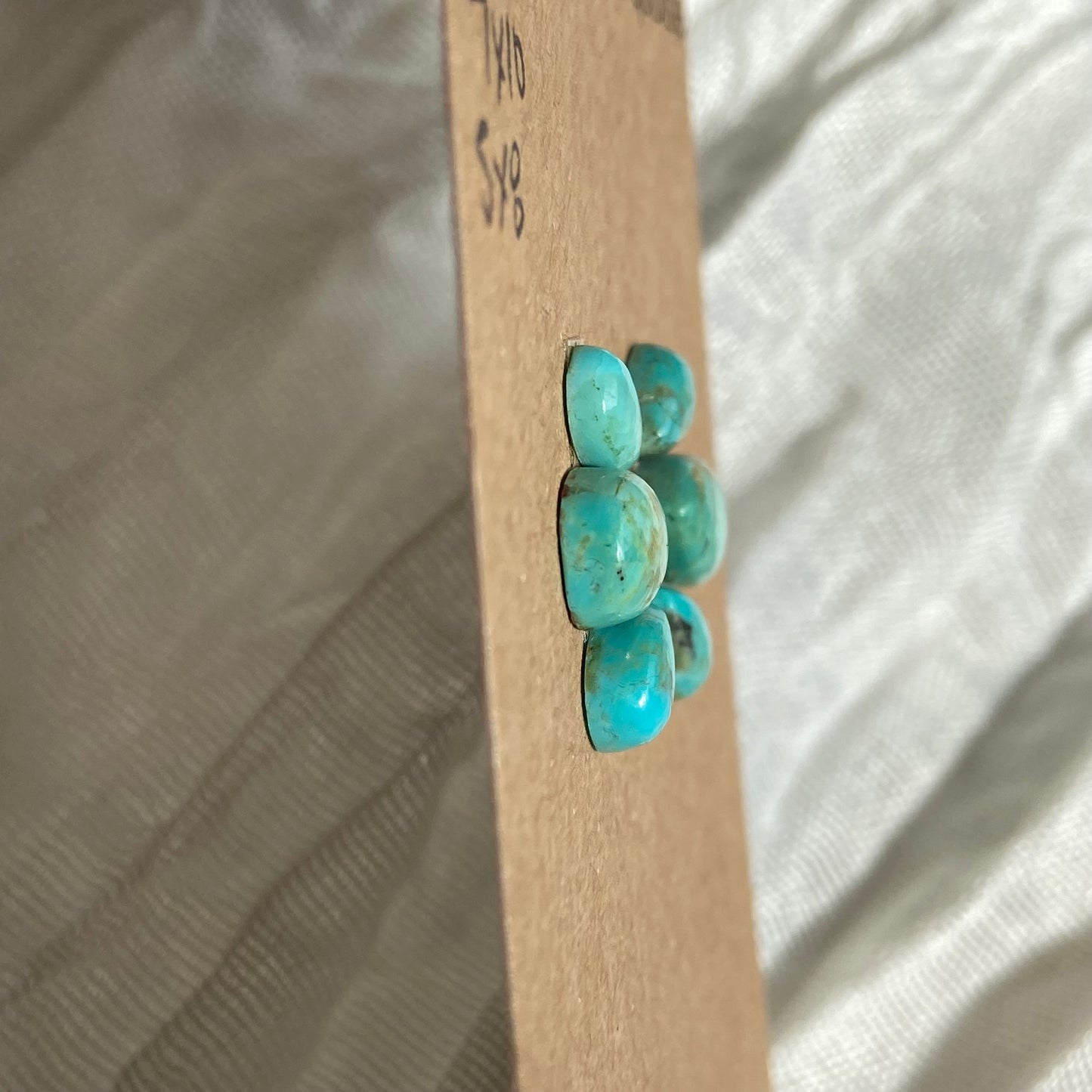 Kingman Turquoise Cabochon - KT42 E1D26474-5157-4EDE-A77A-821C3EE76343 Brandedandwild.com