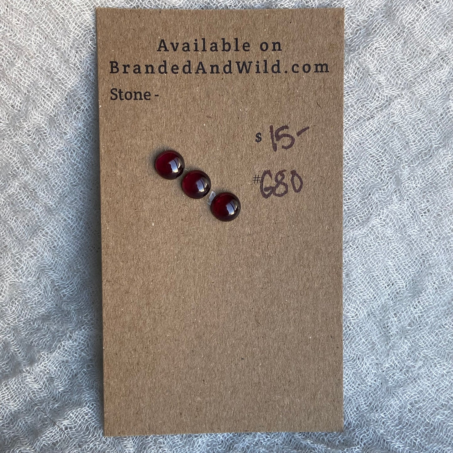 Garnet Cabochon - G80