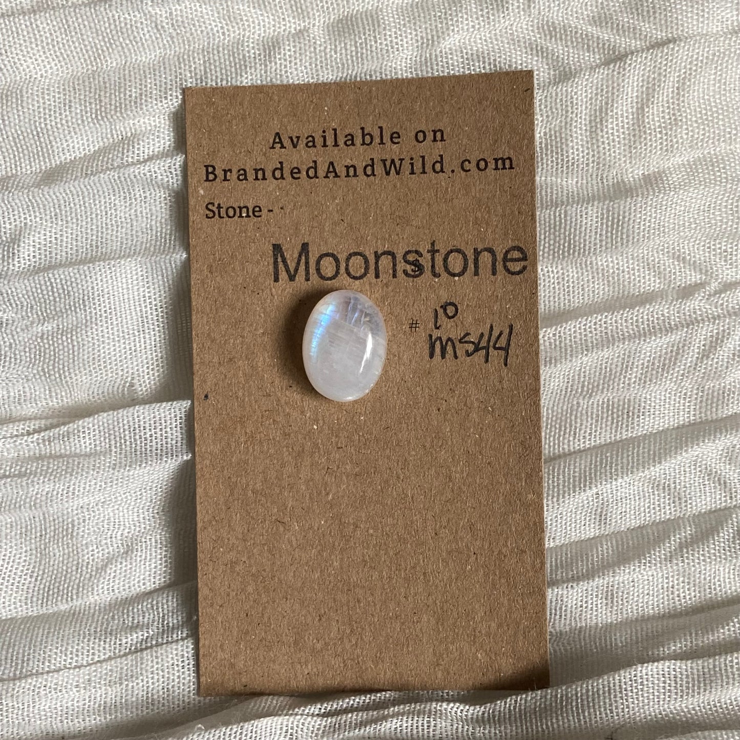 Moonstone cabochon - Ms44 E1E4DAB3-B058-4C01-96C4-F3849D8F22C5 Brandedandwild.com