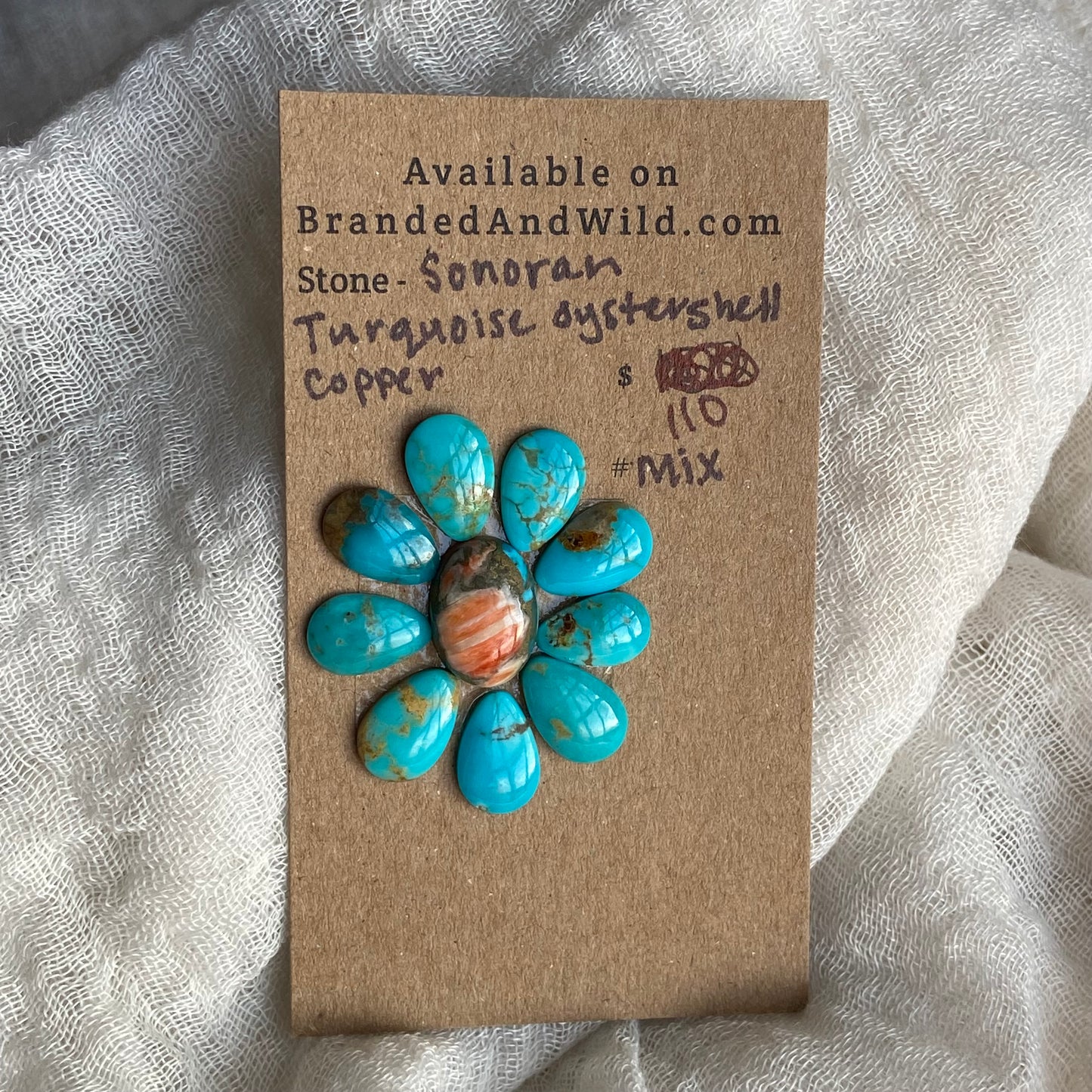 Sonoran / Oyster Shell Cabochon - MIX121