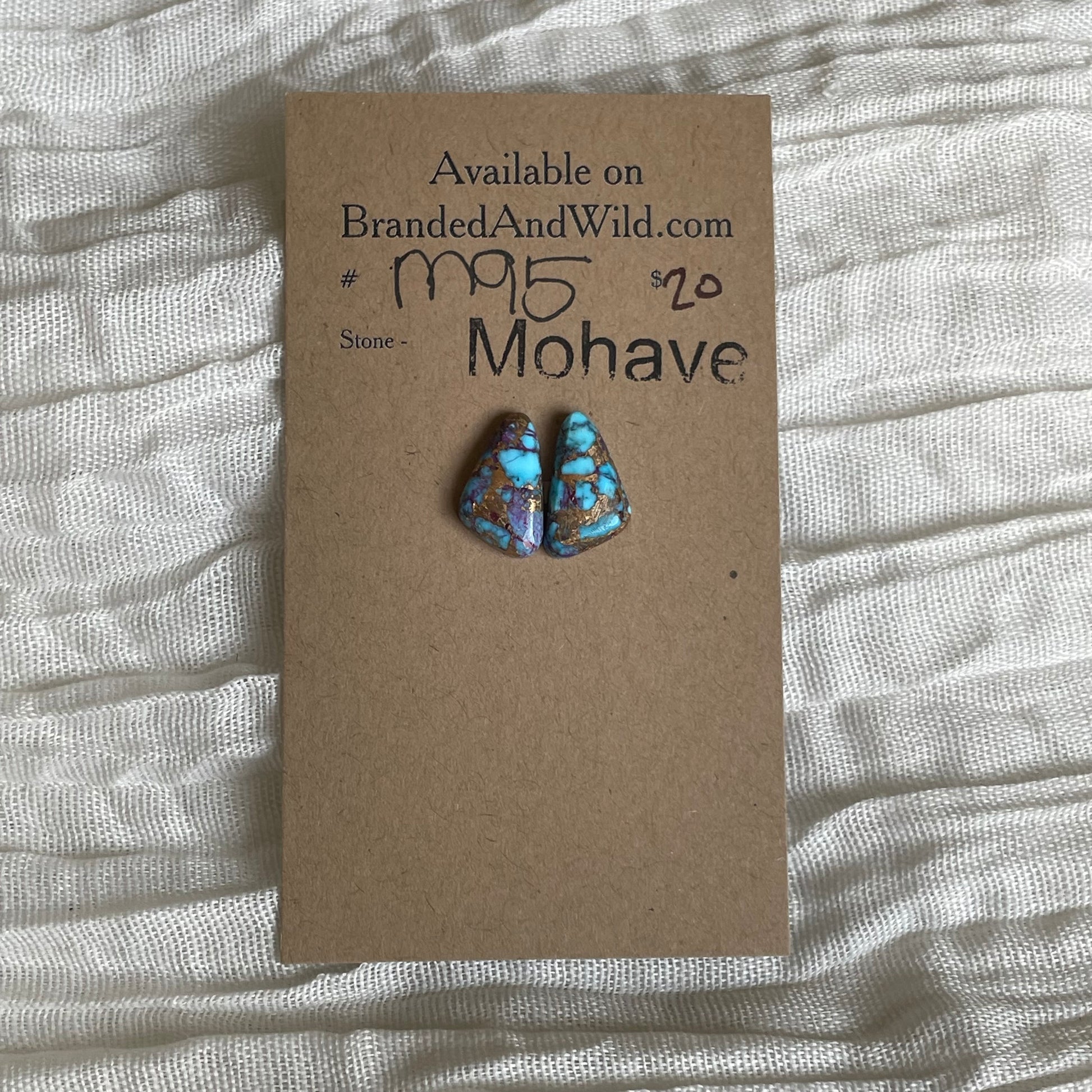 Mohave Cabochon - M95 Cabochon E1F04F5D-BEA7-41DB-B3D4-1BB18D26AA4E Brandedandwild.com