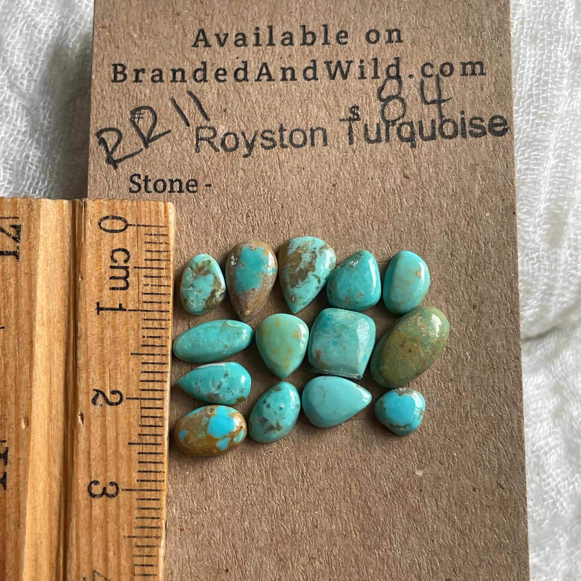 Royston Turquoise Cabochon - RR11 E1F98407-A970-4EAD-9BF7-C0D873A11C05 Brandedandwild.com
