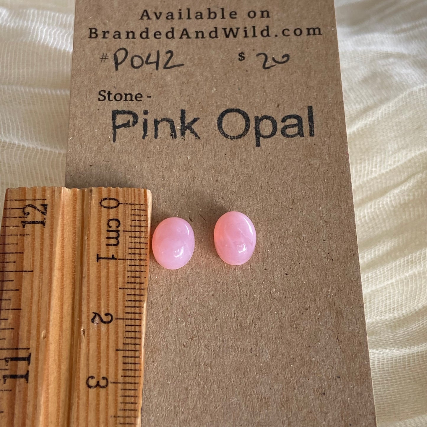 Pink Opal Cabochon - P042