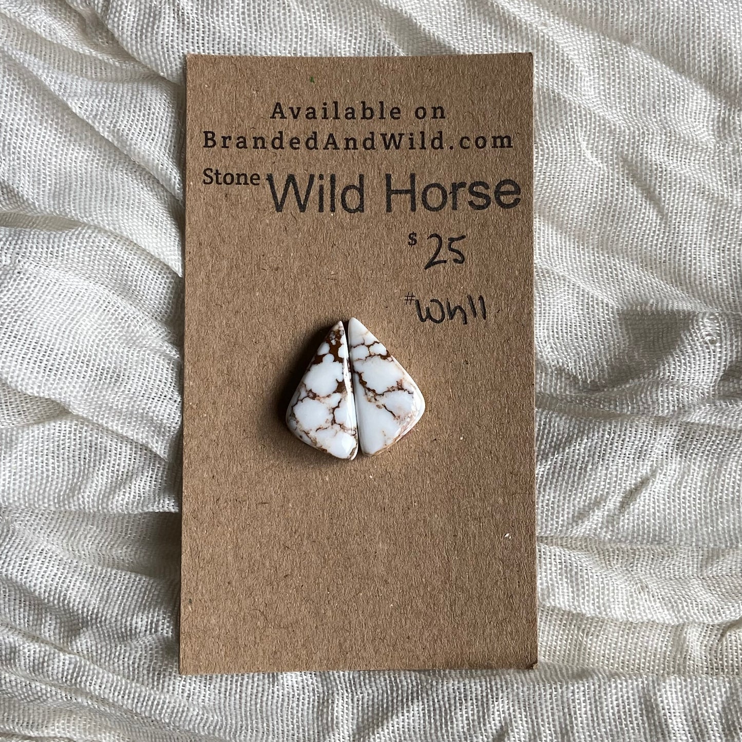 Wild Horse Cabochon - WH11 E21CC58C-C8F6-4991-BD23-773E5CA7FF7E Brandedandwild.com