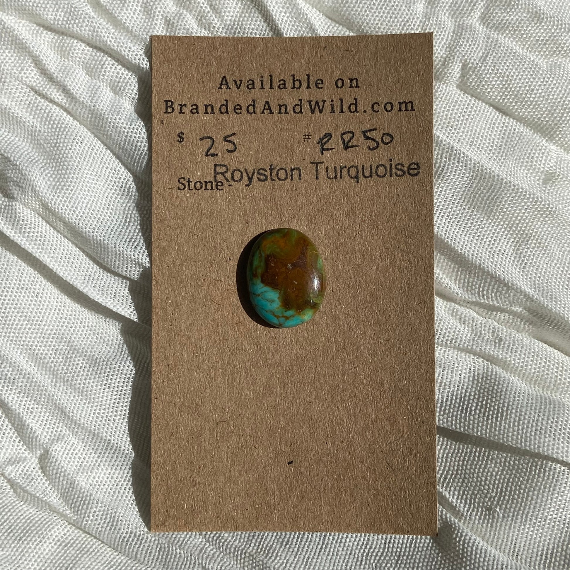 Royston Ribbon Turquoise Cabochon RR50 E2283178-3E67-4D6E-9883-B12333DBFE21 Brandedandwild.com