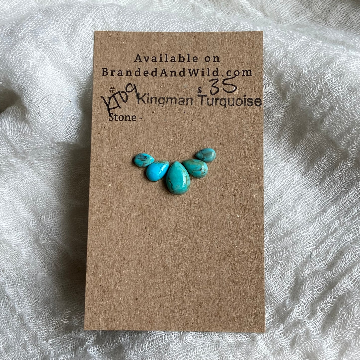 Kingman Turquoise Cabochon - KT09