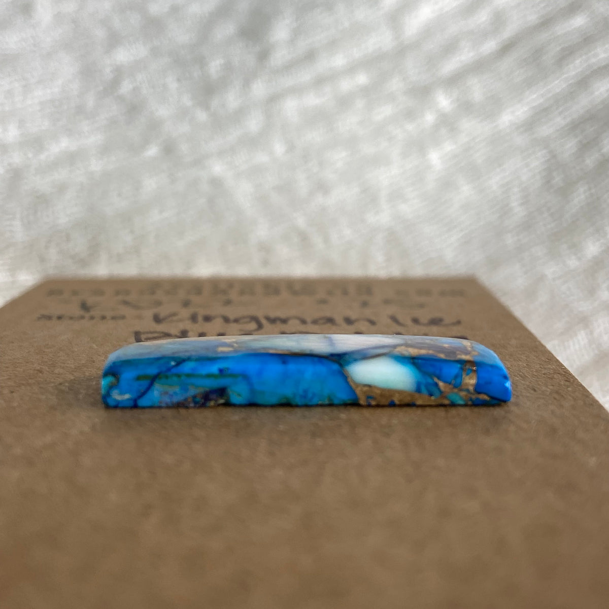 Kingman Ice Blue Dahlia Cabochon - KD22