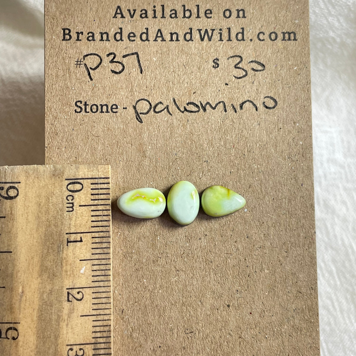 Palomino Cabochon - P37 E260A454-88DB-46A7-A1FF-45177BA1C61C Brandedandwild.com