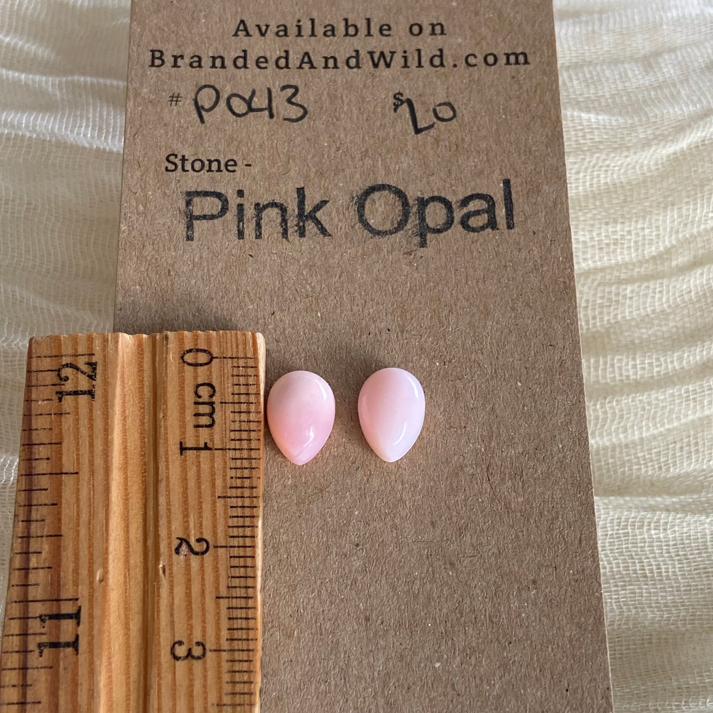 Pink Opal Cabochon - P043