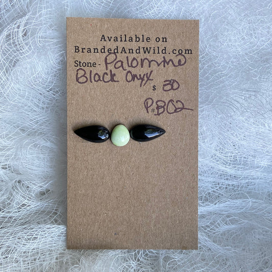 Palomino - Black Onyx Cabochon - PB02